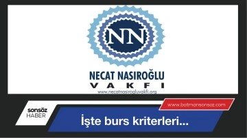 İşte burs kriterleri...