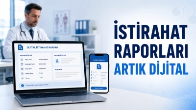 İstirahat raporlarında yeni d&ouml;nem: Artık e-Devlet&rsquo;ten g&ouml;r&uuml;nt&uuml;lenecek