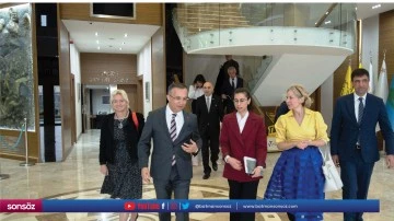 İsve&ccedil;'in Ankara B&uuml;y&uuml;kel&ccedil;isi Mard, Gaziantep Valisi &Ccedil;eber'i ziyaret etti