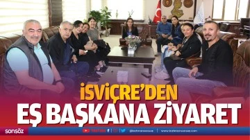 İsvi&ccedil;re&rsquo;den Eş Başkana ziyaret