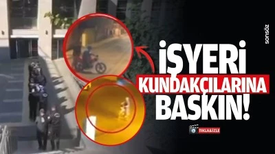 İşyeri kundak&ccedil;ılarına baskın!
