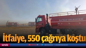 İtfaiye, 550 &ccedil;ağrıya koştu