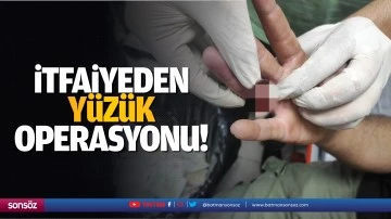 İtfaiyeden y&uuml;z&uuml;k operasyonu!