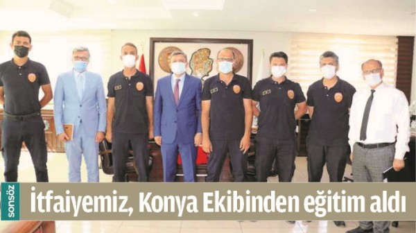 İTFAİYEMİZ, KONYA EKİBİNDEN EĞİTİM ALDI
