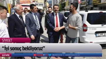 &ldquo;İyi sonu&ccedil; bekliyoruz&rdquo;