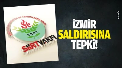 İzmir saldırısına tepki!