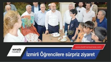 İzmirli &ouml;ğrencilere s&uuml;rpriz ziyaret