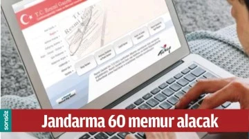 JANDARMA 60 MEMUR ALACAK