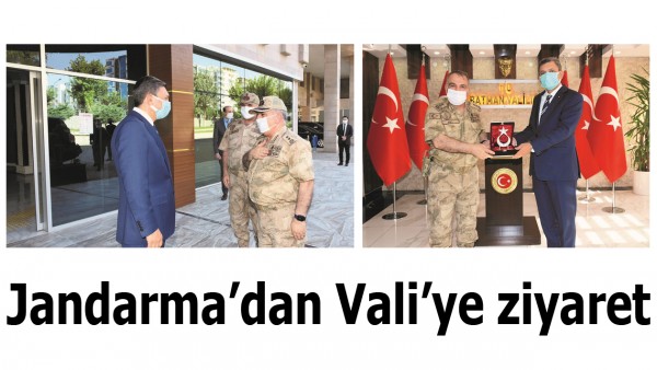 JANDARMA&rsquo;DAN VALİ&rsquo;YE ZİYARET