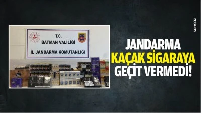 Jandarma, ka&ccedil;ak sigaraya ge&ccedil;it vermedi!