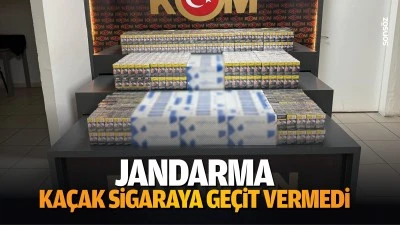Jandarma, ka&ccedil;ak sigaraya ge&ccedil;it vermedi