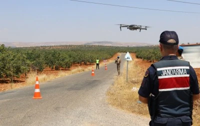 Jandarma "Antep fıstığı" n&ouml;betinde