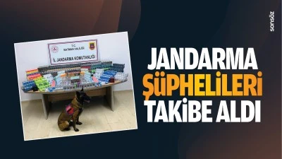 Jandarma, ş&uuml;phelileri takibe aldı