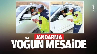 Jandarma yoğun mesaide