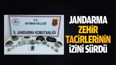 Jandarma, zehir tacirlerinin izini s&uuml;rd&uuml;