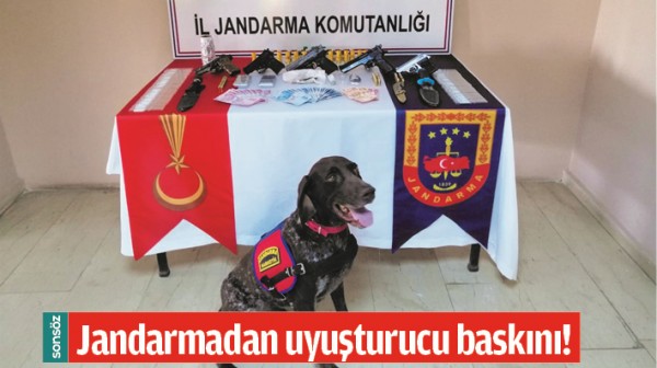 JANDARMADAN UYUŞTURUCU BASKINI!