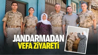 Jandarmadan vefa ziyareti