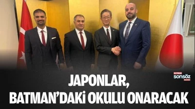 Japonlar, Batman&rsquo;daki okulu onaracak