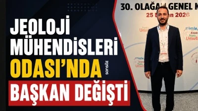 Jeoloji M&uuml;hendisleri Odası&rsquo;nda başkan değişti