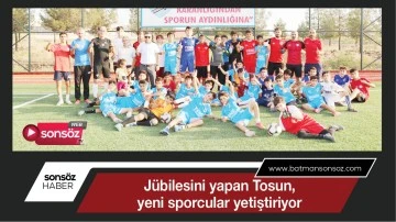 J&uuml;bilesini yapan Tosun, yeni sporcular yetiştiriyor