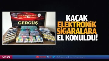 Ka&ccedil;ak elektronik sigaralara el konuldu!