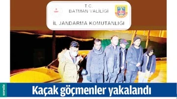 KA&Ccedil;AK G&Ouml;&Ccedil;MENLER YAKALANDI
