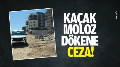 Ka&ccedil;ak moloz d&ouml;kene ceza!