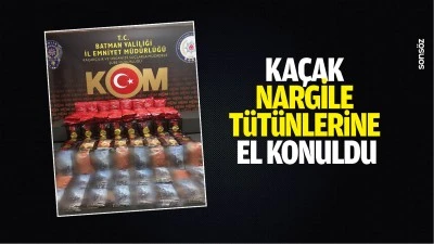 Ka&ccedil;ak nargile t&uuml;t&uuml;nlerine el konuldu