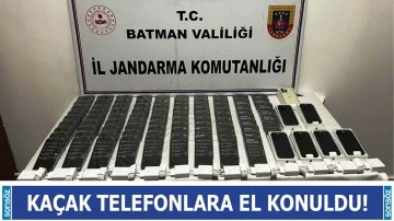 Ka&ccedil;ak telefonlara el konuldu!