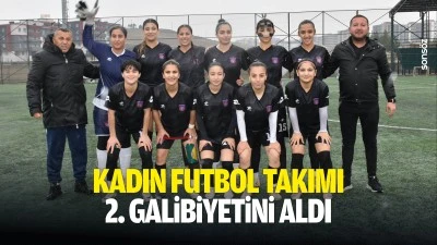 Kadın futbol takımı 2. galibiyetini aldı