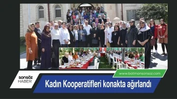 Kadın Kooperatifleri konakta ağırlandı
