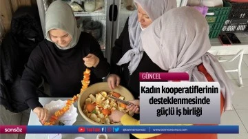 Kadın kooperatiflerinin desteklenmesinde g&uuml;&ccedil;l&uuml; iş birliği