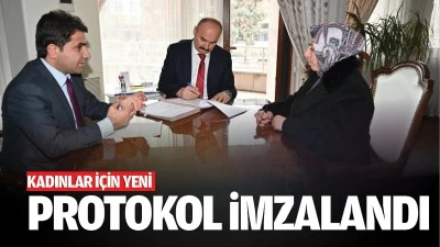 Kadınlar i&ccedil;in yeni protokol imzalandı
