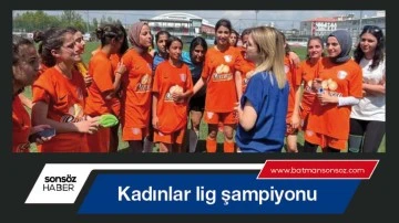 Kadınlar lig şampiyonu