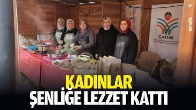 Kadınlar, şenliğe lezzet kattı