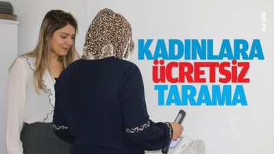 Kadınlara &uuml;cretsiz tarama&hellip;