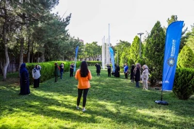 Kadınlara y&ouml;nelik sabah sporları etkinliği