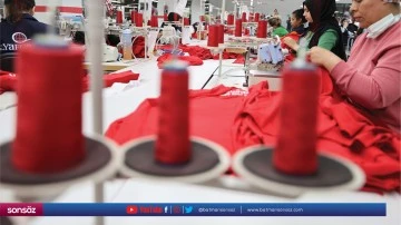 Kadınların Tekstilkent'te ürettiği ürünler Avrupa'ya ihraç ediliyor