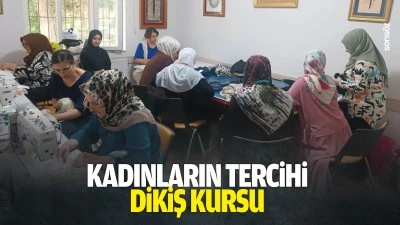 Kadınların tercihi dikiş kursu