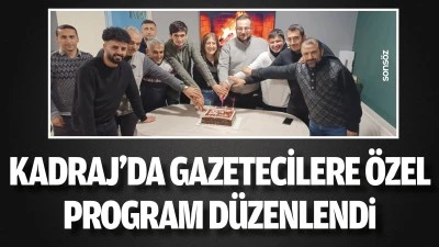 Kadraj&rsquo;da gazetecilere &ouml;zel program d&uuml;zenlendi