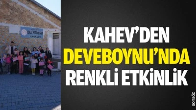 KAHEV&rsquo;den Deveboynu&rsquo;nda renkli etkinlik