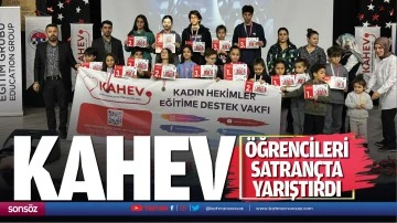 KAHEV, &ouml;ğrencileri satran&ccedil;ta yarıştırdı