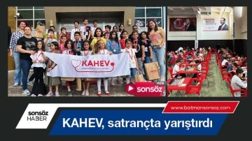 KAHEV, satran&ccedil;ta yarıştırdı