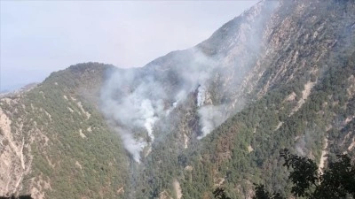 Kahramanmaraş Orman Yangınına M&uuml;dahale Devam Ediyor