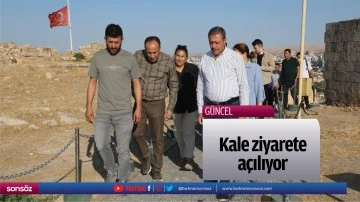 Kale ziyarete a&ccedil;ılıyor