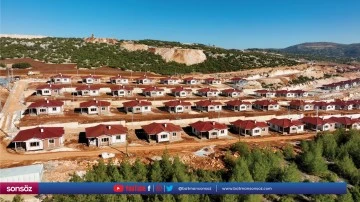 Kalıcı deprem konutlarının yapımı s&uuml;r&uuml;yor