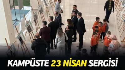 Kamp&uuml;ste 23 Nisan sergisi