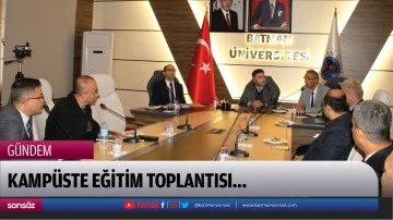 Kamp&uuml;ste eğitim toplantısı&hellip;