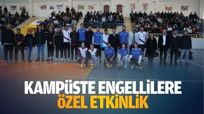 Kamp&uuml;ste engellilere &ouml;zel etkinlik