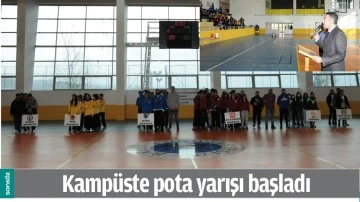 KAMP&Uuml;STE POTA YARIŞI BAŞLADI